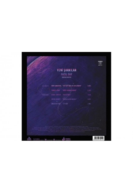 Fazıl Say Yeni Şarkılar 33-Lp