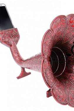 Gramofon Hunisi Zamak  Bordo