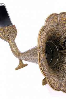 Gramofon Hunisi Zamak Antik Bronz