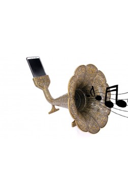 Gramofon Hunisi Zamak Antik Bronz
