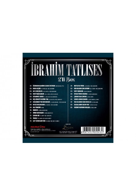 İbrahim Tatlıses Gelme İstemem & Mutlu Ol Yeter (2'li) Box Set Cd
