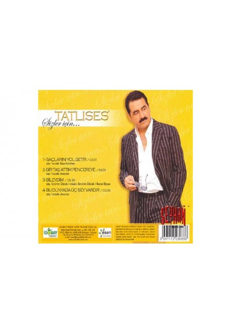 İbrahim Tatlıses Sizler İçin Cd