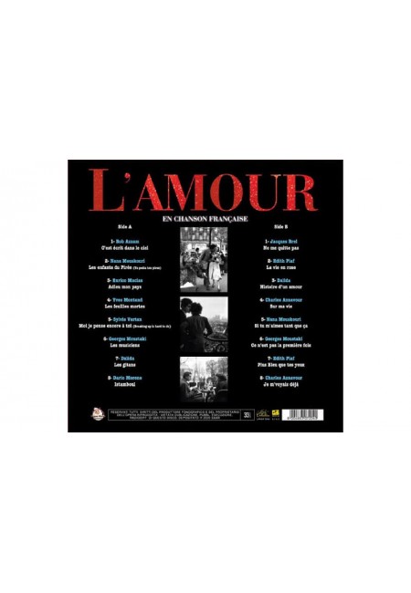 L'Amour En Chanson Francaise 33-Lp