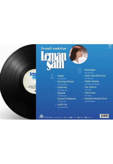 Leman Sam Livaneli Şarkıları 33-LP