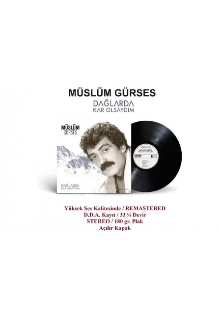 Müslüm Gürses Dağlarda Kar Olsaydım 33 Lp