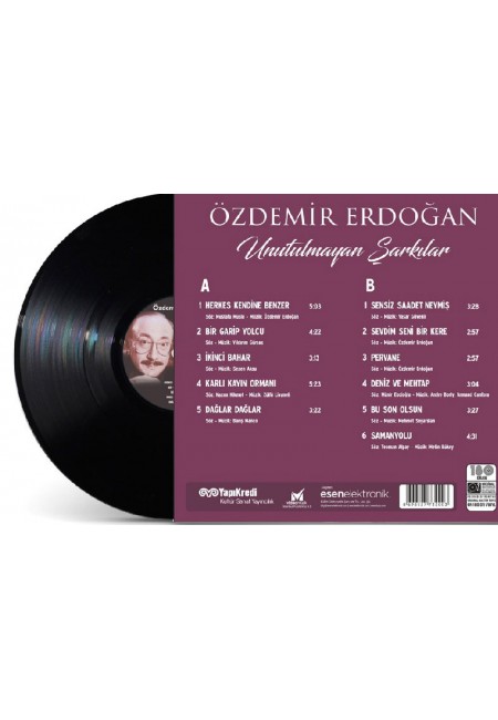 Özdemir Erdoğan Unutulmayan Şarkılar 33-Lp