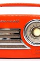Retro Tasarımlı Bluetooth FM Radyo Turuncu