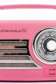 Retro Tasarımlı Bluetooth FM Radyo Pembe