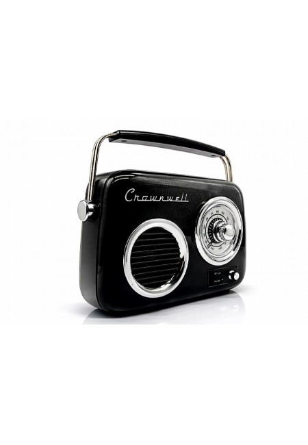 Retro Tasarımlı Bluetooth FM Radyo Siyah