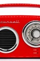 Retro Tasarımlı Bluetooth FM Radyo Kırmızı