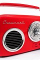 Retro Tasarımlı Bluetooth FM Radyo Kırmızı