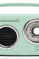 Retro Tasarımlı Bluetooth FM Radyo Mint Yeşil