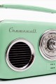 Retro Tasarımlı Bluetooth FM Radyo Mint Yeşil