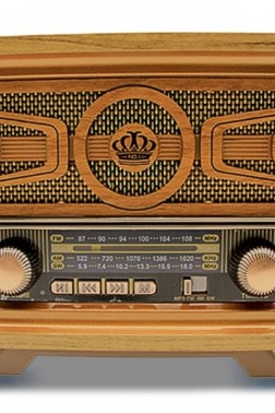 Crownwell Retro Bluetooth Radyo ve Hoparlör MD-1301BT