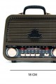 Retro Taşınabilir Şarjlı Radyo