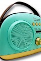 Crownwell Taşınabilir Bluetooth Retro Radyo Arizona Serisi / Blue