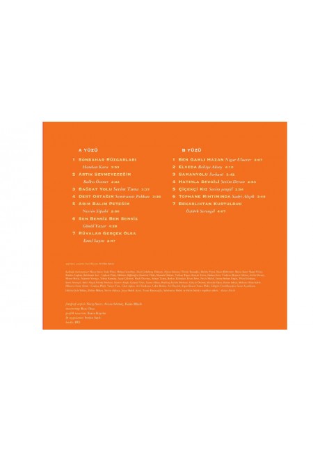 Yeşilçam Şarkıları 2 Artık Sevmiyeceğim 33-Lp